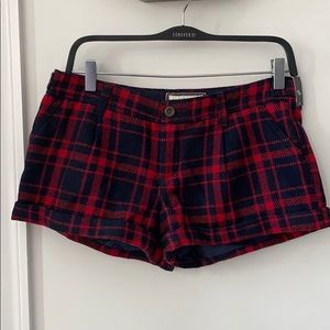 NWT Plaid short shorts Abercrombie & Fitch